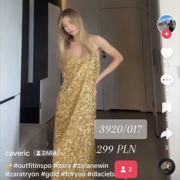 ZARA $119 LIMITED EDITION GOLD SEQUIN SLIP DRESS S,M,L NWT - Picture 3 of 11